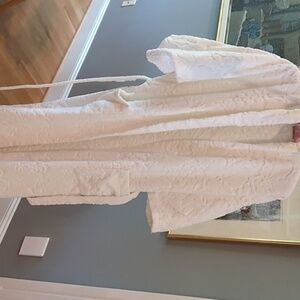 Yves Delorme made in France. 100% cotton white robe